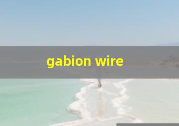  gabion wire
